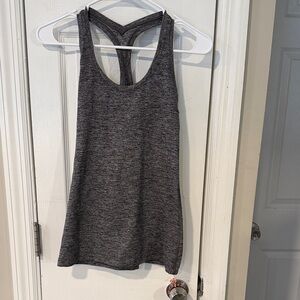 lululemon athletica Charcoal Racerback Tank Top